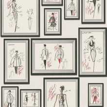 37846-3 Sketch Karl Lagerfeld Wallpaper by A S Creation