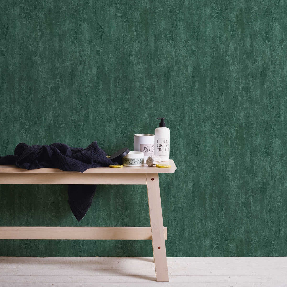 38044-4 Loft Industrial Green Texture Wallpaper By A S Creation