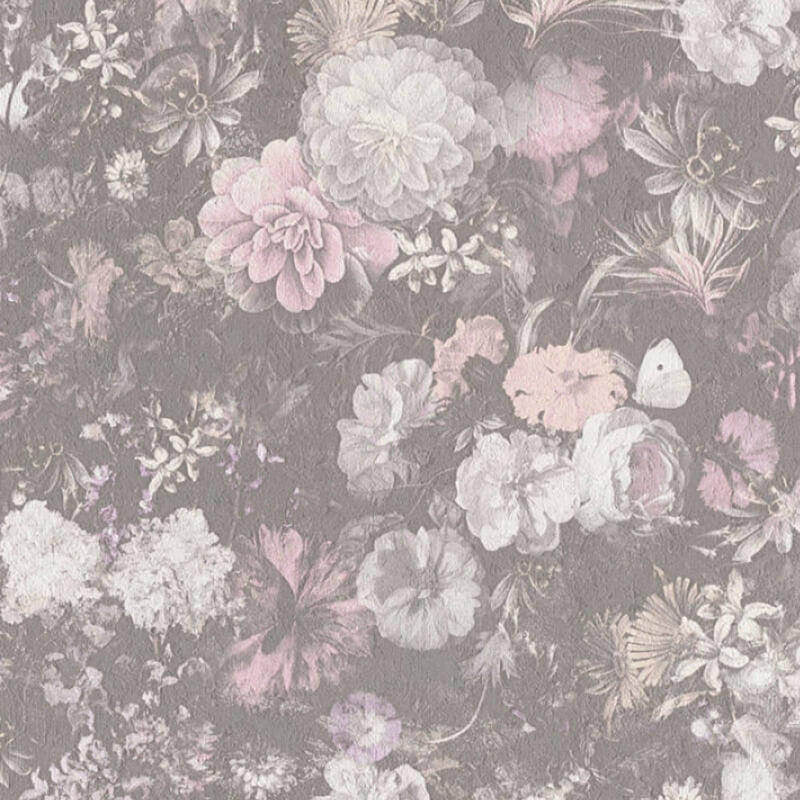 38095-4 Floral Mata Hari - Living Walls Wallpaper by A S Creation