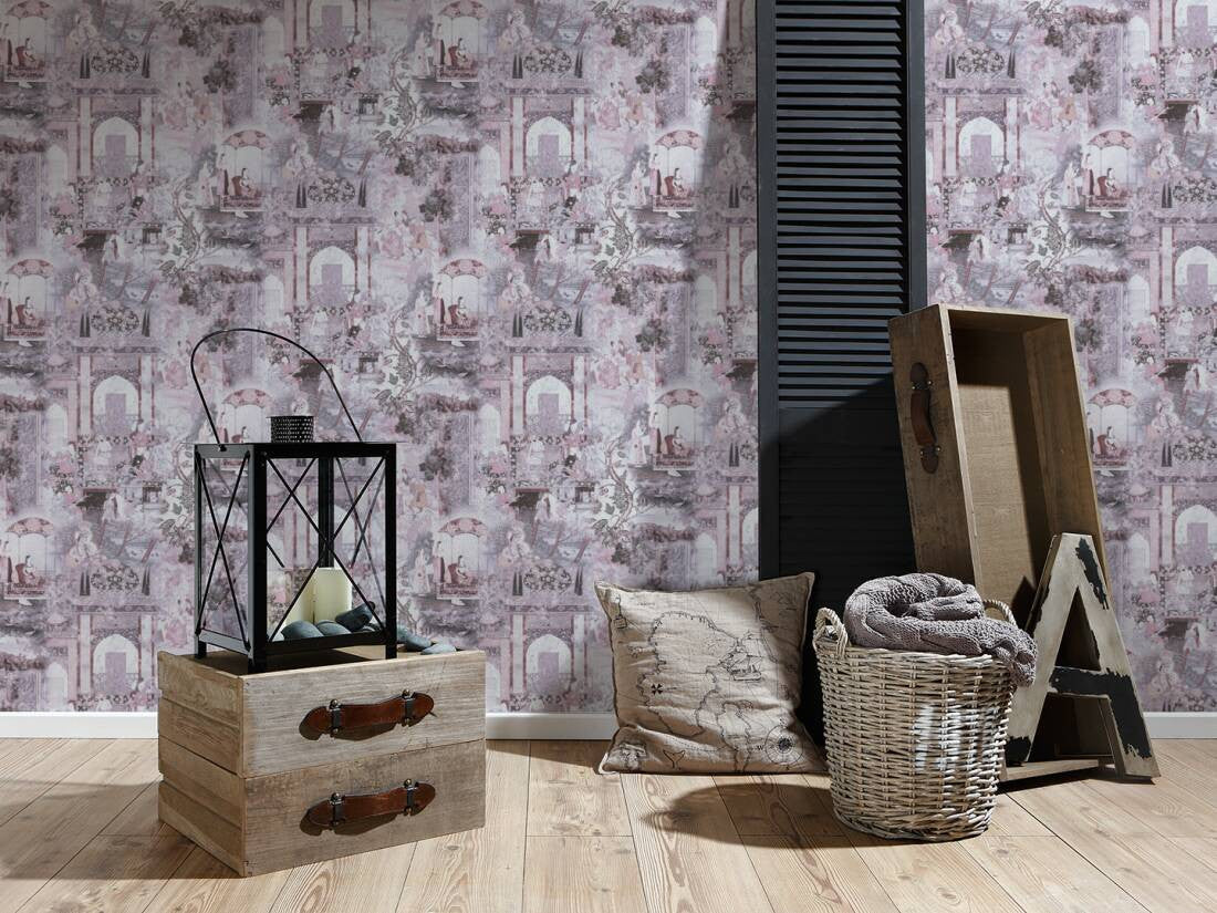 381744 Dream Flowery Wallpaper by A S Creation