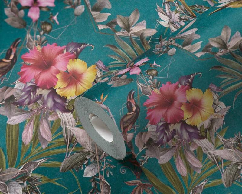 381783 Dream Flowery Wallpaper by A S Creation