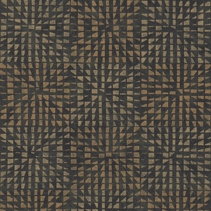 38352-2 Geo Effect Black Wallpaper by A S Creation