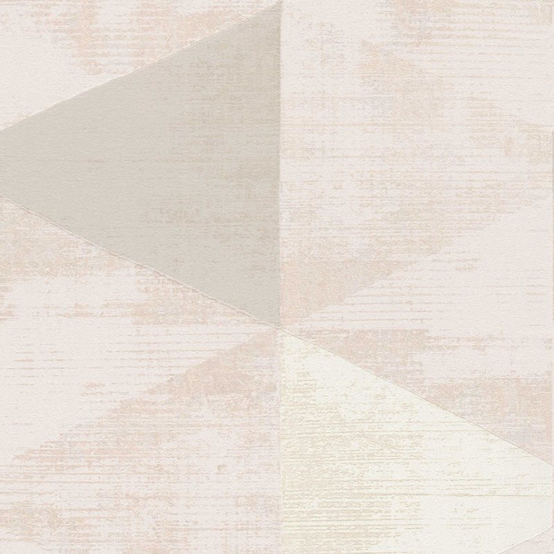 38353-4 Geo Effect Beige Wallpaper by A S Creation