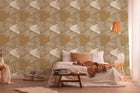 38353-6 Geo Effect Beige Wallpaper by A S Creation