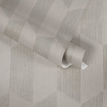 38592-2 Geo Effect Grey Wallpaper by A S Creation