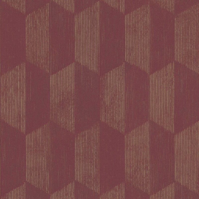 38592-5 Geo Effect Gold Wallpaper by A S Creation