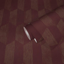 38592-5 Geo Effect Gold Wallpaper by A S Creation