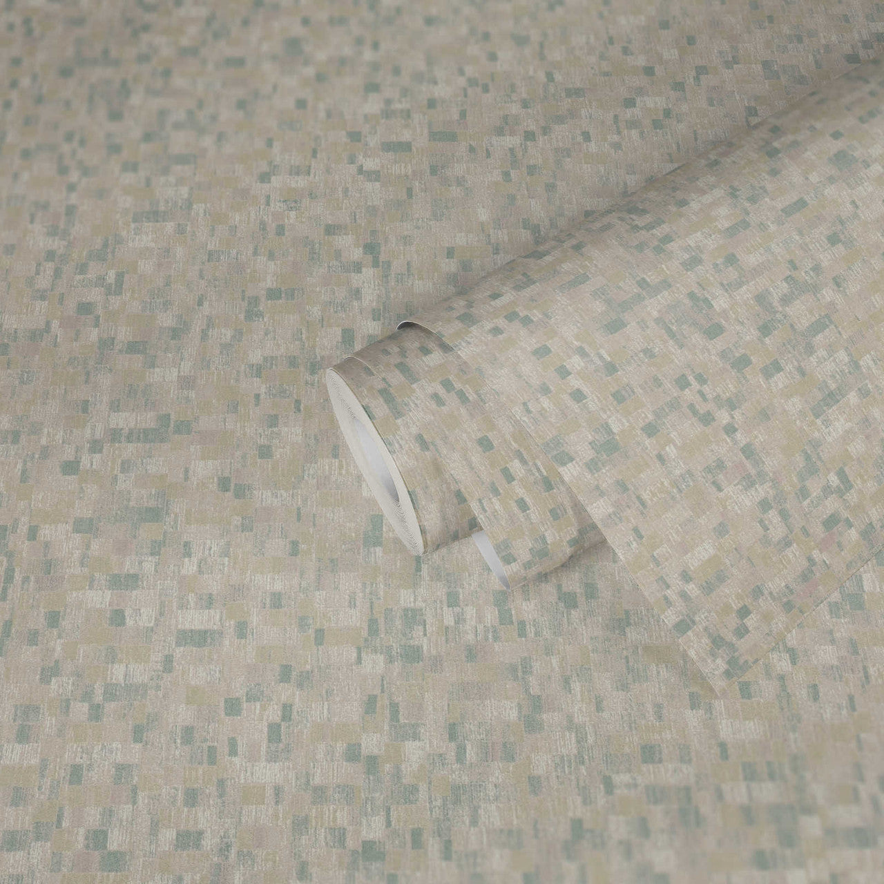 38593-1 Geo Effect Blue Wallpaper by A S Creation