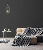 38594-4 Geo Effect Plain Black Wallpaper by A S Creation