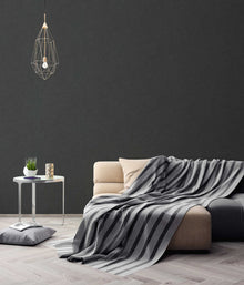 38594-4 Geo Effect Plain Black Wallpaper by A S Creation