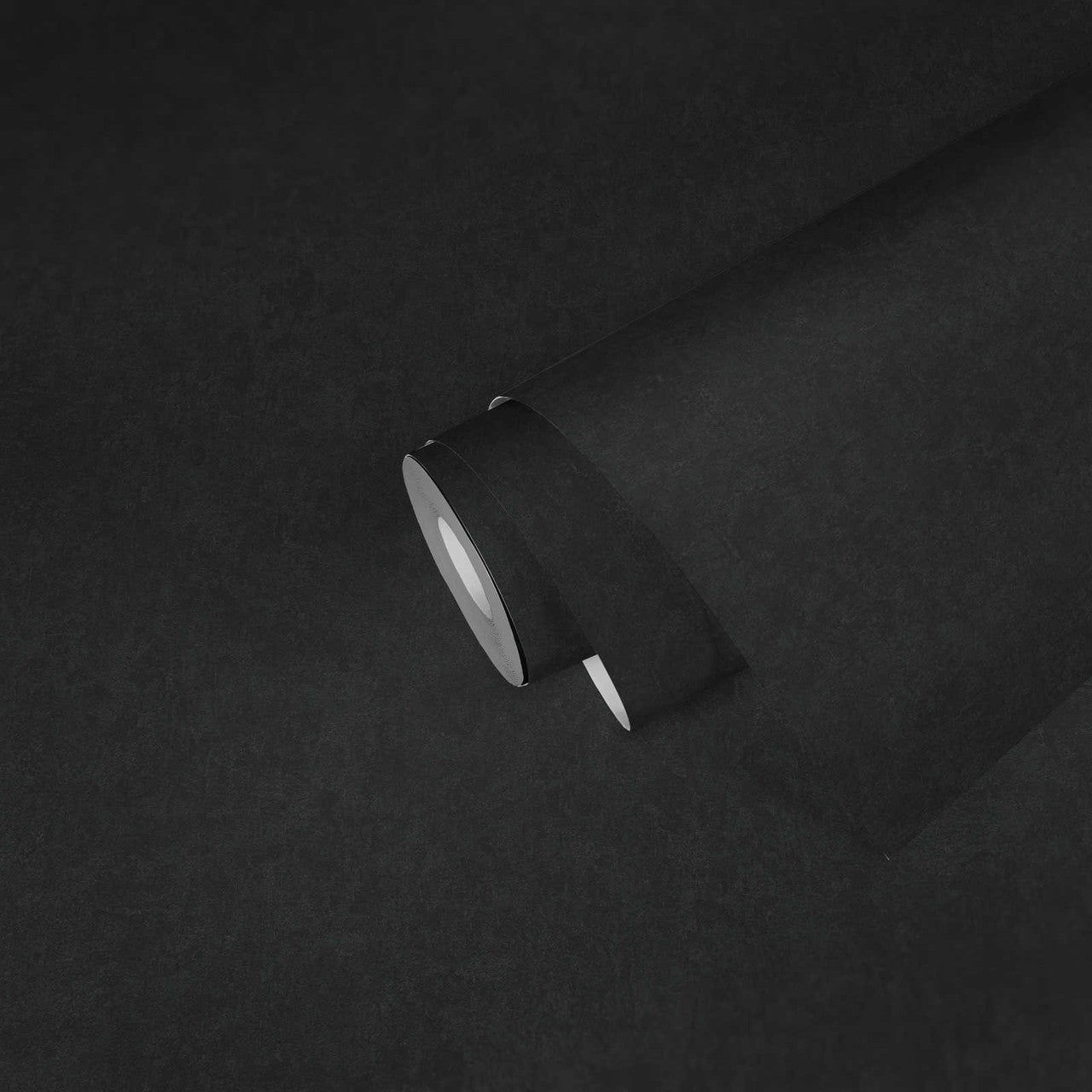 38594-4 Geo Effect Plain Black Wallpaper by A S Creation