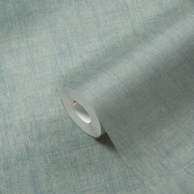 38596-6 Geo Effect Plain Blue Wallpaper by A S Creation