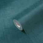 38596-9 Geo Effect Plain Blue Wallpaper by A S Creation