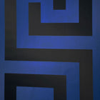 38609-3 Royal Blue Greek Key Versace 5 Wallpaper By A S Creation