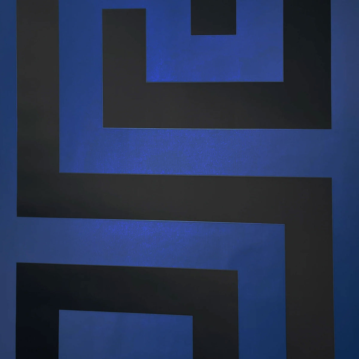 38609-3 Royal Blue Greek Key Versace 5 Wallpaper By A S Creation