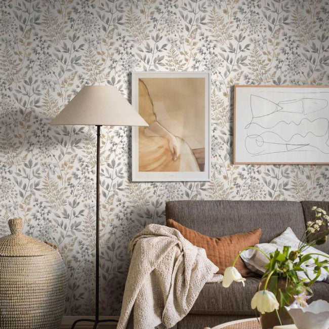 38726 Sigrid Borosan Hem Neutral Wallpaper by Borastapeter