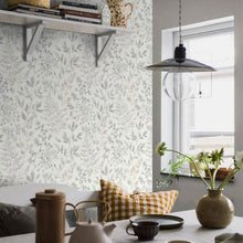 38727 Sigrid Borosan Hem Grey / White Wallpaper by Borastapeter
