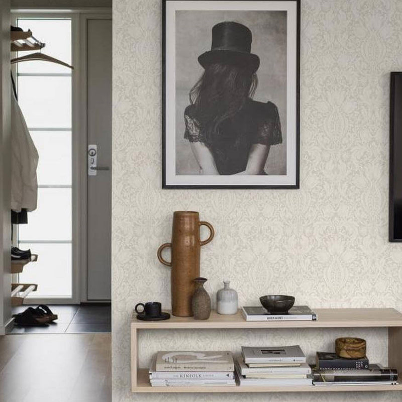 38749 Alba Borosan Hem Beige Wallpaper by Borastapeter
