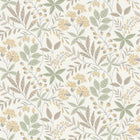 38752 Wilma Borosan Hem Green / Yellow Wallpaper by Borastapeter
