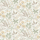 Wilma Borosan Hem Green / Yellow Wallpaper by Borastapeter