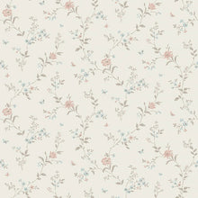 38754 Viktoria Borosan Hem Cream / Pink Wallpaper by Borastapeter