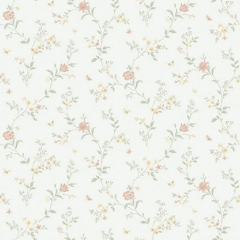 38755 Viktoria Borosan Hem Neutral / Pink Wallpaper by Borastapeter