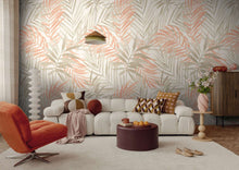 388551 The Wall 4 Cream, Green & Red Mural by A S Creation