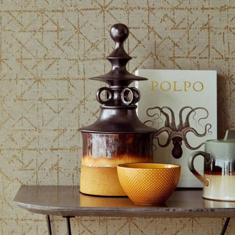 394532 Geometric Sketch Topaz Wallpaper By Eijffinger