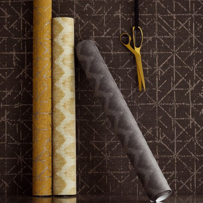 394535 Geometric Sketch Topaz Wallpaper By Eijffinger