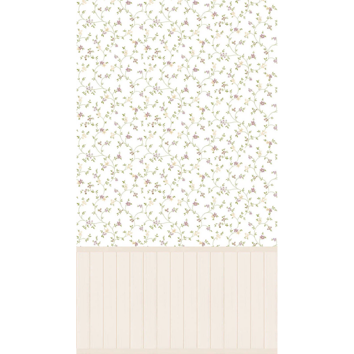 398051 The Wall 4 Multi-Colour, Green & Pink Mural by A S Creation
