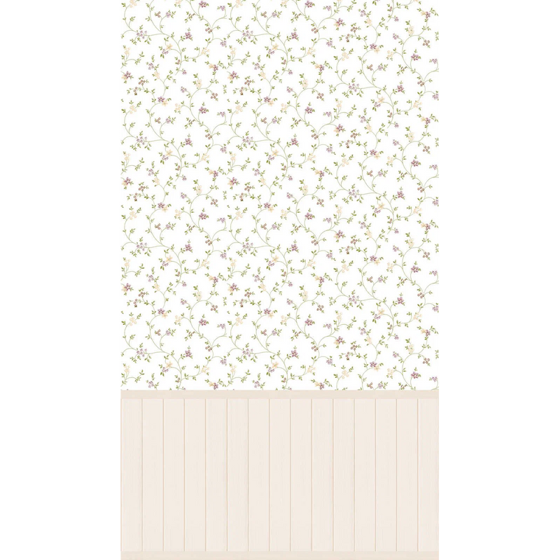 398051 The Wall 4 Multi-Colour, Green & Pink Mural by A S Creation