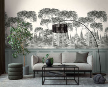 399541 The Wall 4 Grey & Green Mural by A S Creation