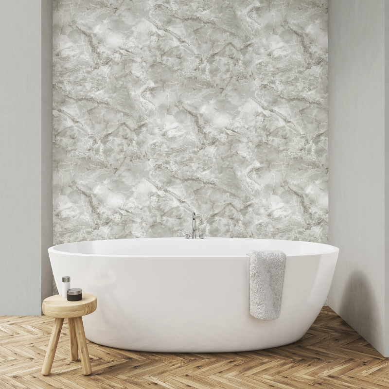 400310 Carlotta Grey Vasari Wallpaper by Rasch