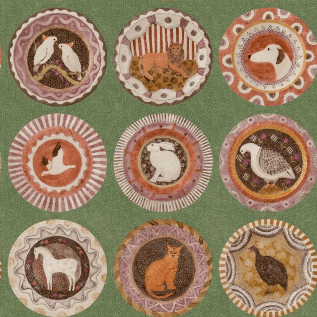 BW45126/3 Robina's Dinner Party Kit Kemp Wallpaper By GP & J Baker