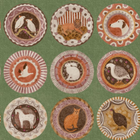 BW45126/3 Robina's Dinner Party Kit Kemp Wallpaper By GP & J Baker