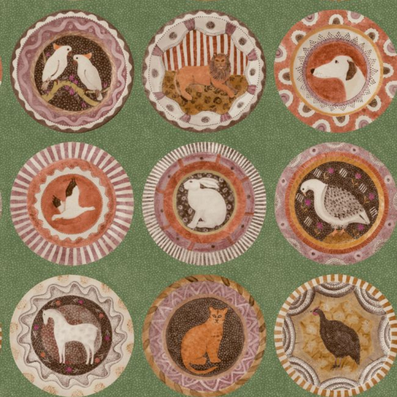 BW45126/3 Robina's Dinner Party Kit Kemp Wallpaper By GP & J Baker
