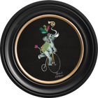 Balancing Act Elliot on Charcoal Black Framed Art Prints by Brand McKenzie