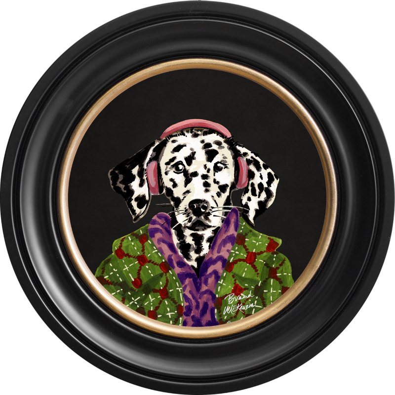 Fine China Dylan on Charcoal Black Framed Art Prints by Brand McKenzie