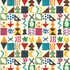 BW45139/1 Potato Print Kit Kemp Wallpaper By GP & J Baker