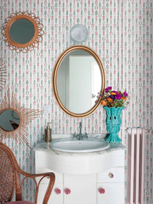 DI3302-1 Capsules Pink Diversity Wallpaper by Tres Tintas