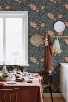 400-86 Classic Blue Ava Villa Dalarö II Wallpaper by Sandberg