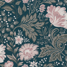 400-96 Dark Blue Ava Sandberg Edition Wallpaper by Sandberg