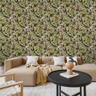 400006 Zanzibar Black Vasari Wallpaper by Rasch