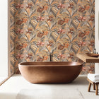 400600 Sofia Vasari Leaf Sandalwood Wallpaper by Rasch