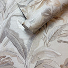 400631 Sofia Vasari Leaf Oyster Wallpaper by Rasch