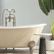 400723 Sofia Vasari Linen Blue Wallpaper by Rasch