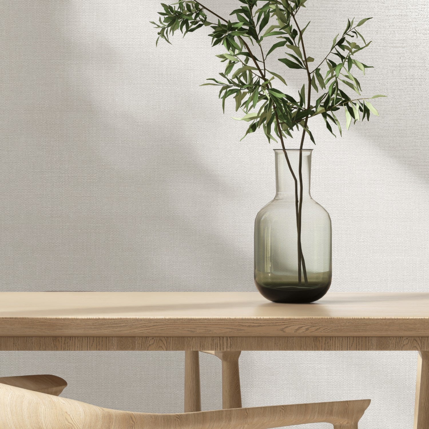 400730 Sofia Vasari Linen Oyster Wallpaper by Rasch