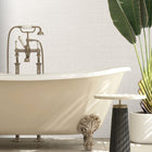 400730 Sofia Vasari Linen Oyster Wallpaper by Rasch