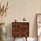 400808 Sofia Vasari Stripe Caramel Wallpaper by Rasch