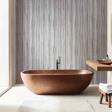 400822 Sofia Vasari Stripe Blue Grey Wallpaper by Rasch